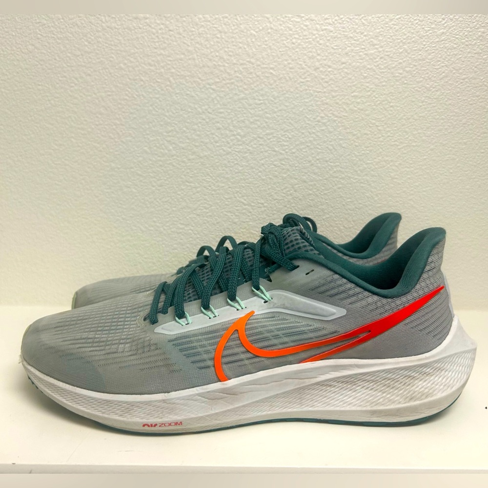 Nike Air Zoom Pegasus 39 Mens 12 Running Shoes Sneakers Pure Platinum DH4071-003